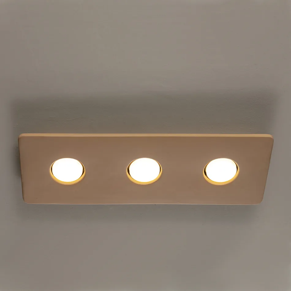 Ceiling Lamp in Tuscan Majolica Handmade in Italy - Toscot Vivaldi Viadurini