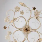 Italian-made chrome LED ceiling light for modern spaces – Fiore Viadurini