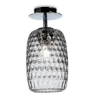 Venetian Glass Ceiling Light with Various Finishes Made in Italy - Sibilla Viadurini