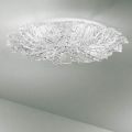 Venetian Glass and Metal Ceiling Lamp Handmade in Italy - Artemide