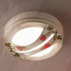 Ceiling or Wall Lamp for Outdoor in Hand Painted Aluminum - Brindisi Viadurini