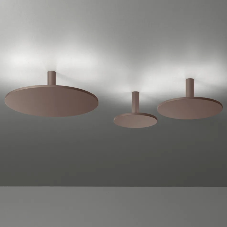 Ceiling Light Made of Metal in Various Finishes and Sizes - Lumi Viadurini
