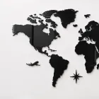 Artemia - 3-Color Plexiglass Wall Map Made in Italy Viadurini