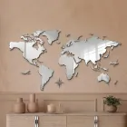 Artemia - 3-Color Plexiglass Wall Map Made in Italy Viadurini