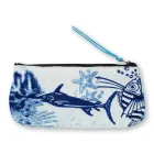 Artistic Hand Printed Clutch Bag, Unique Piece in Cotton, 2 Pieces - Viadurini by Marchi Viadurini