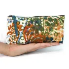 Artistic Hand Printed Clutch Bag, Unique Piece in Cotton, 2 Pieces - Viadurini by Marchi Viadurini
