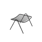 Garden Footstool with Galvanized Steel Structure Made in Italy - Elvia Viadurini