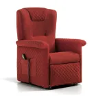 Lift Chair with 2 Motors and Lift/Relax/Bed Functions Made in Italy - Giorgia Viadurini