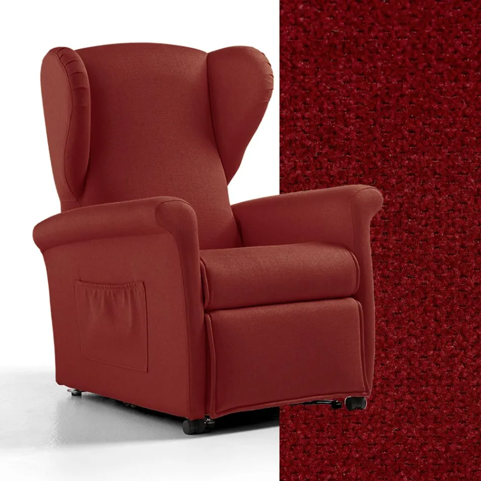 Lift Armchair with Lift, Relax and Bed Functions Made in Italy - Talita Viadurini