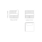 Right Corner Outdoor Armchair in Aluminum and Straps Made in Italy - Juliediv Viadurini