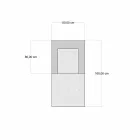 Ethnic Design Chaise Longue Armchair in Gray or Blue Velvet - Fiber Viadurini