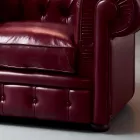 Classic Armchair with Onion-Shaped Feet in Beech Wood Made in Italy - Spassoso Viadurini