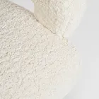 Armchair with Armrests in Rubberwood and Wool Effect Seat - Patrizia Viadurini