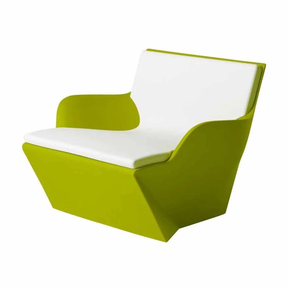 Armchair with armrests Slide Kami Modern design made in Italy Viadurini