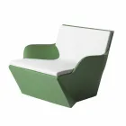 Armchair with armrests Slide Kami Modern design made in Italy Viadurini