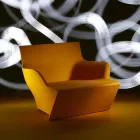 Armchair with armrests Slide Kami Modern design made in Italy Viadurini