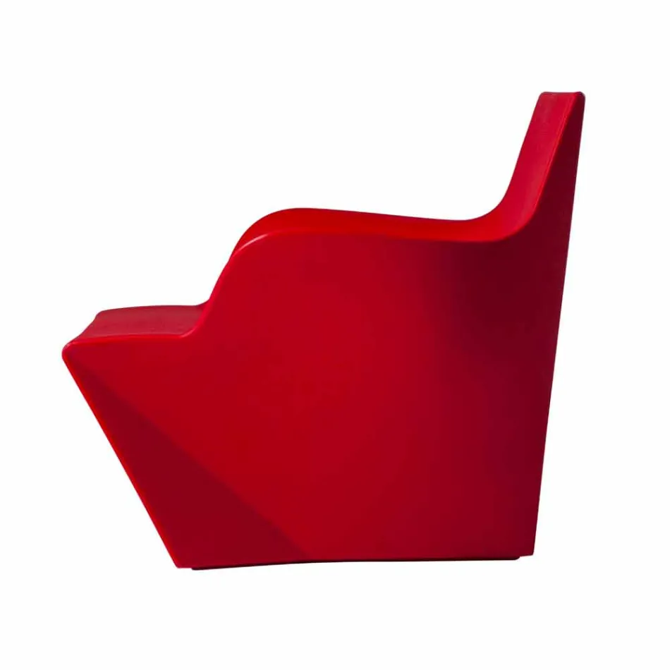 Armchair with armrests Slide Kami Modern design made in Italy Viadurini