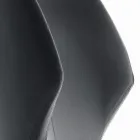 Armchair with Steel Structure and Graphite Eco-Leather Seat Made in Italy - Reggio Viadurini