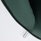 Armchair with Adjustable Structure in Chromed Steel and Velvet - Giulia Viadurini