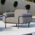 Outdoor Armchair in Steel and Polypropylene Made in Italy - Astrid