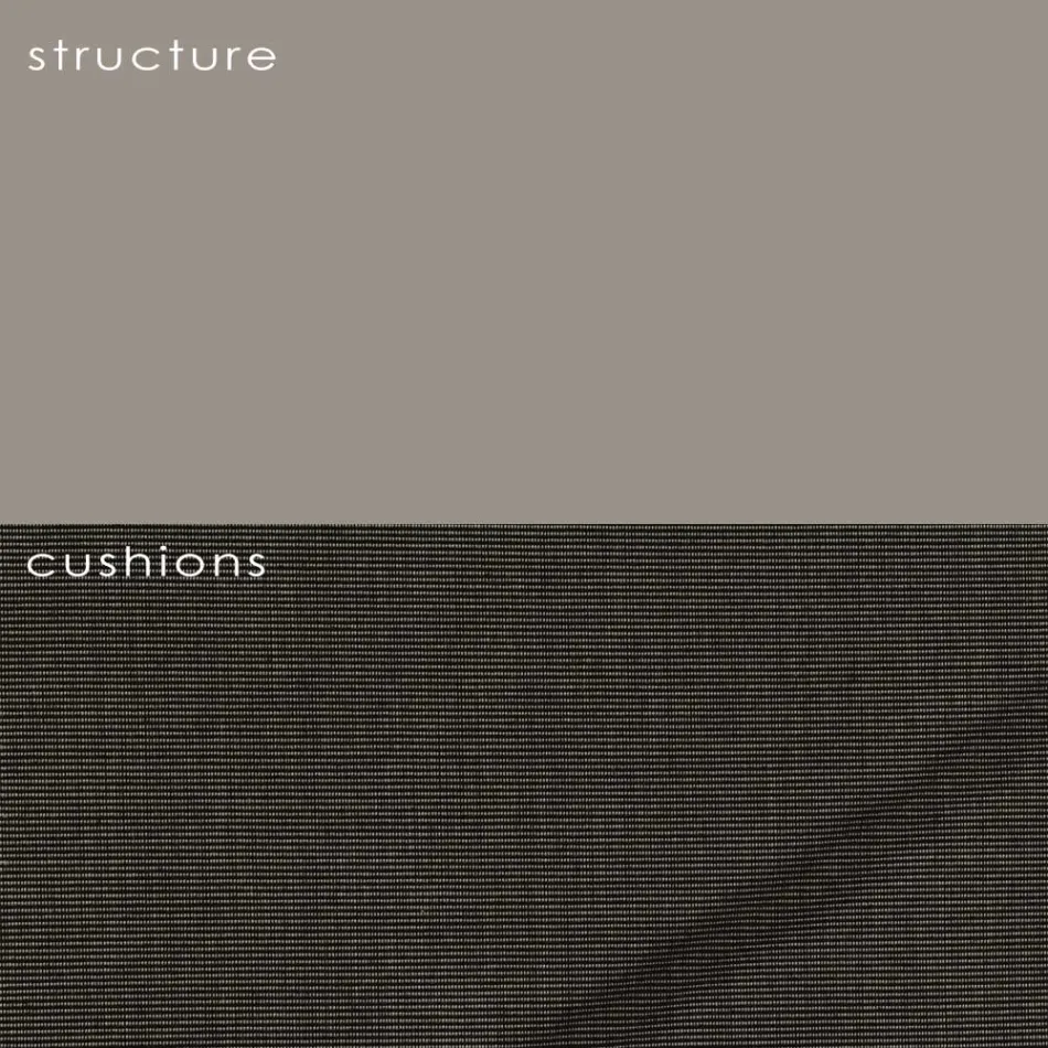 Outdoor Armchair in Polyethylene with Cushion Made in Italy - Freccia Viadurini