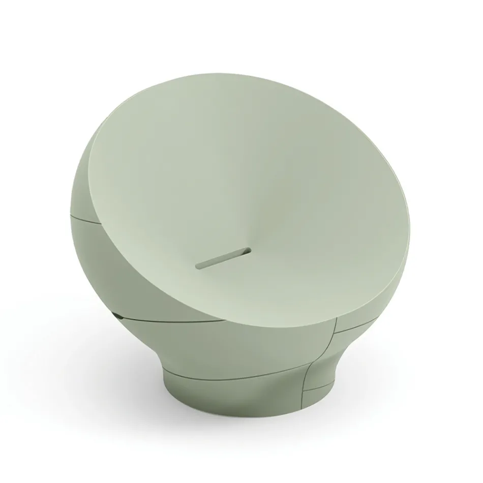 Outdoor Polyethylene Armchair Available in Various Colours - Towel Viadurini