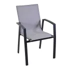 Outdoor Armchair Made of Aluminum and Textilene - Map Viadurini