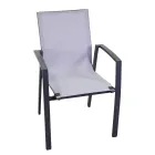 Outdoor Armchair Made of Aluminum and Textilene - Map Viadurini