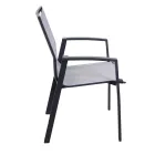 Outdoor Armchair Made of Aluminum and Textilene - Map Viadurini