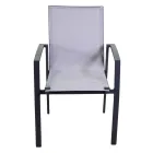 Outdoor Armchair Made of Aluminum and Textilene - Map Viadurini