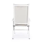 Reclining Outdoor Armchair with Aluminum Structure, Homemotion - Ursula Viadurini