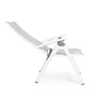 Reclining Outdoor Armchair with Aluminum Structure, Homemotion - Ursula Viadurini