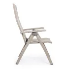 Reclining Outdoor Armchair with Aluminum Structure, Homemotion - Ursula Viadurini