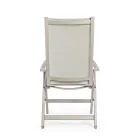 Reclining Outdoor Armchair with Aluminum Structure, Homemotion - Ursula Viadurini