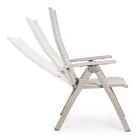 Reclining Outdoor Armchair with Aluminum Structure, Homemotion - Ursula Viadurini