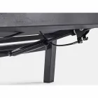 Reclining Outdoor Armchair in Fabric and Aluminum, 2 Pieces - Nathy Viadurini