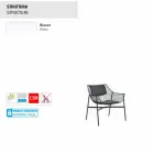Varaschin Summer outdoor armchair Design set in white steel Viadurini
