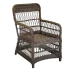 Garden Chair with Aluminum Frame Covered with Polyrattan - Puntina Viadurini