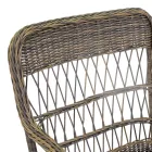 Garden Chair with Aluminum Frame Covered with Polyrattan - Puntina Viadurini