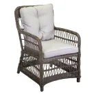Garden Chair with Aluminum Frame Covered with Polyrattan - Puntina Viadurini
