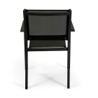 Garden Chair in Aluminum and Textilene with Different Finishes - Notebook Viadurini