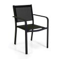 Garden Chair in Aluminum and Textilene with Different Finishes - Notebook