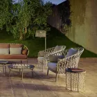 Aluminum Garden Armchair Made in Italy - Emmacross by Varaschin Viadurini