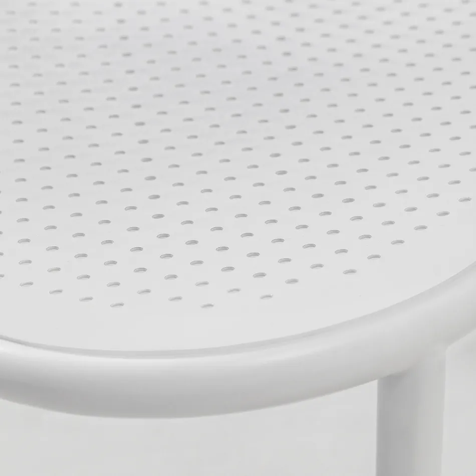 Garden Armchair in Painted Metal Made in Italy 2 Pieces - Synergy Viadurini