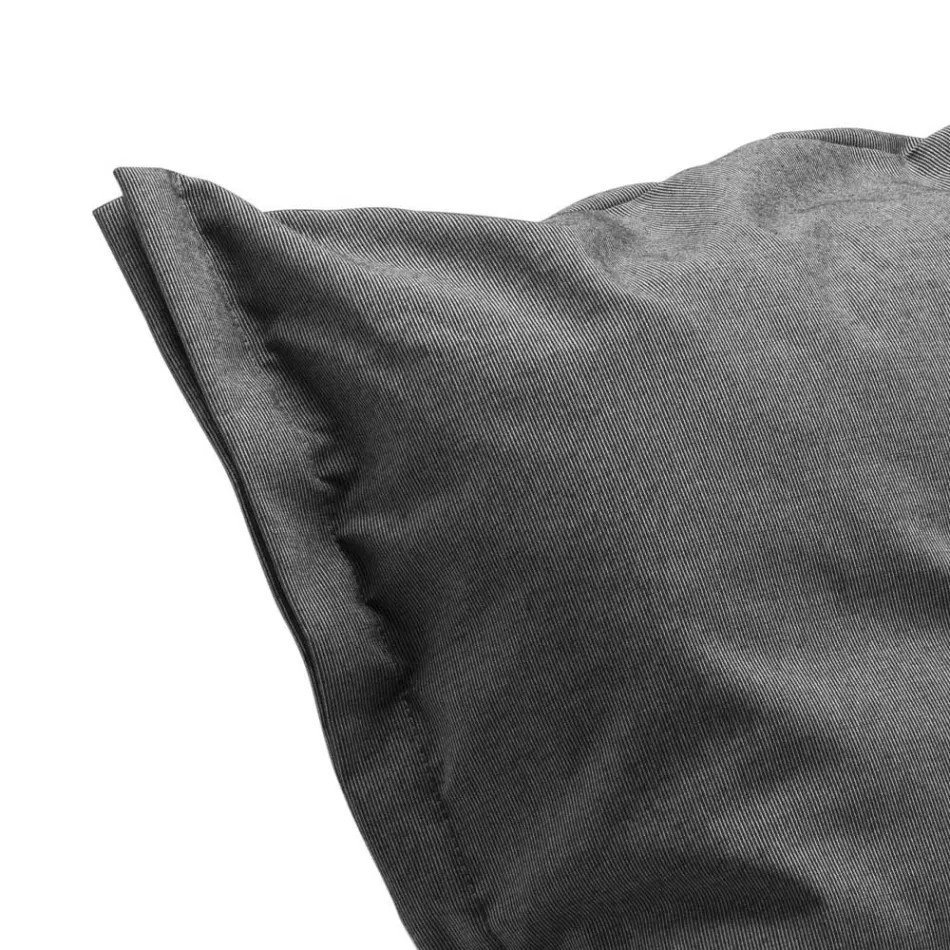 Garden Armchair in Polyethylene and Fabric Made in Italy - Freccia Viadurini