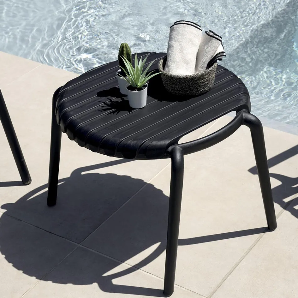 Polypropylene Garden Chair with Added Fiberglass - Mavren Viadurini