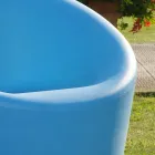 Garden Armchair in Fluo and Colored Polyethylene Made in Italy - Colores Viadurini