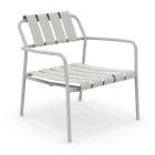 Garden Armchair Made Entirely of Aluminum - Resplendent Viadurini