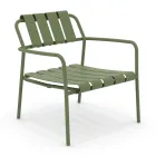 Garden Armchair Made Entirely of Aluminum - Resplendent Viadurini