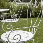 Garden Chair Made Entirely of Metal - Archive Viadurini